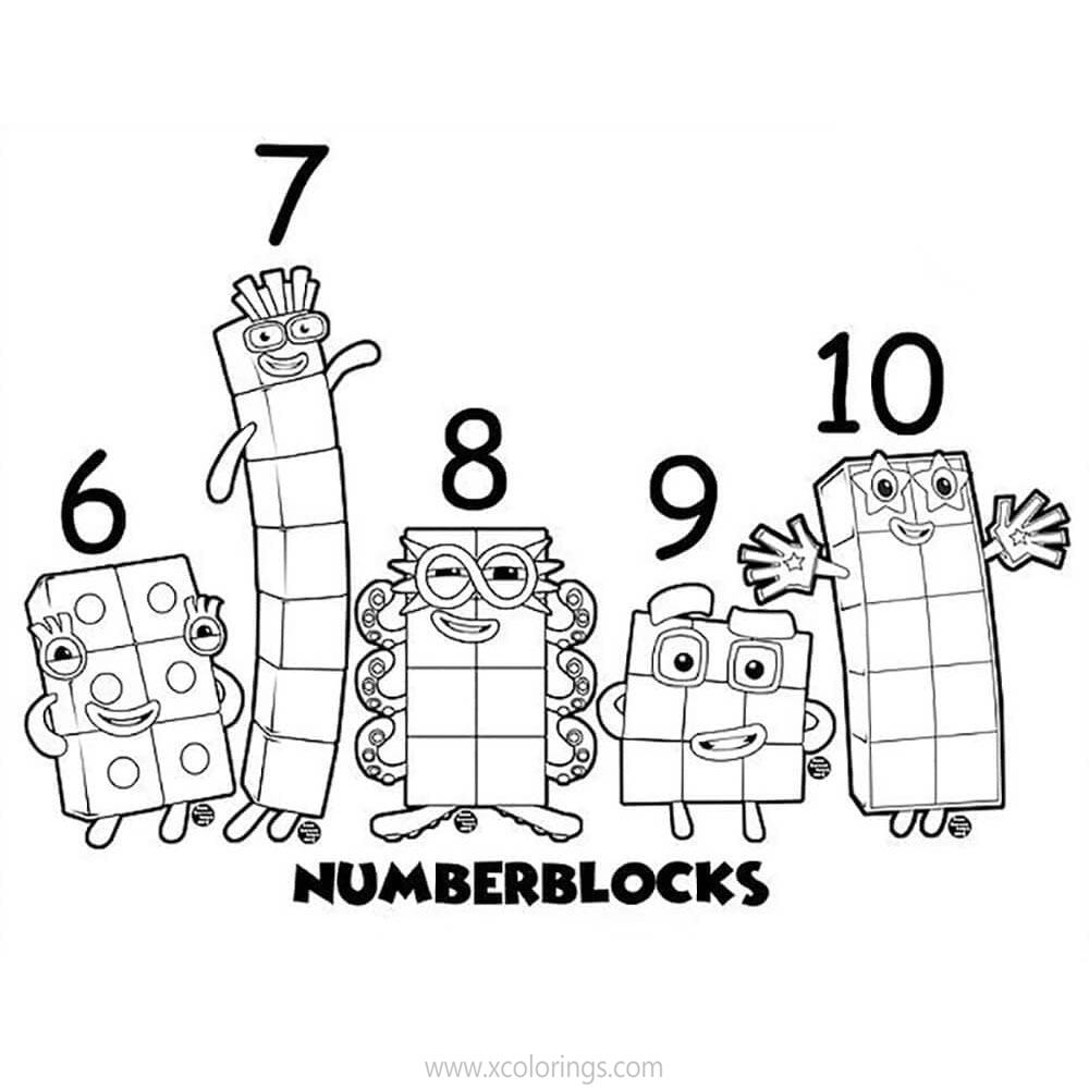 numberblocks-colouring-in