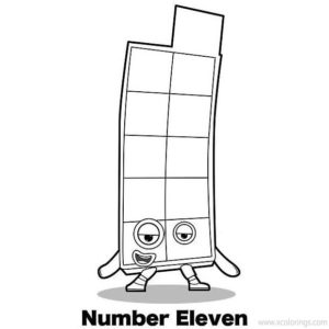 Numberblocks Coloring Pages 1 2 3 - XColorings.com