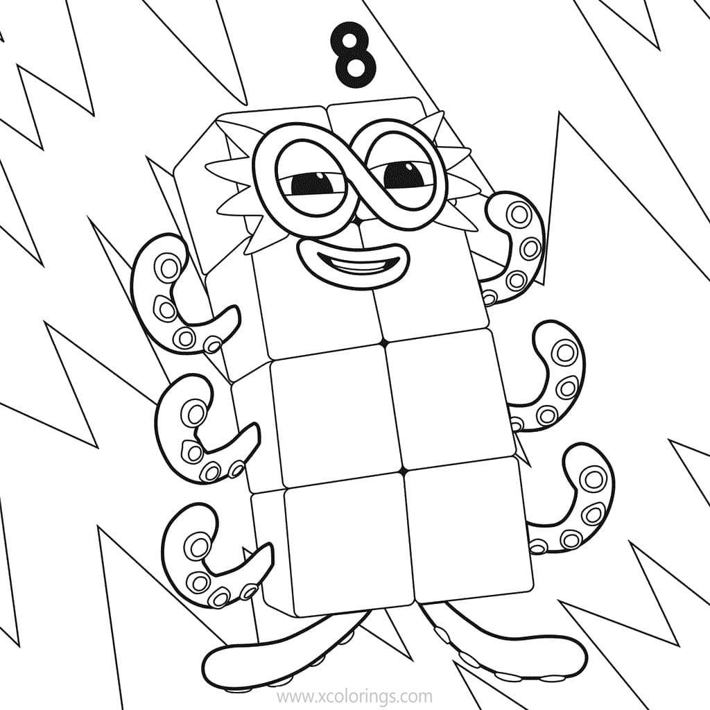  Free Printable Numberblocks Coloring Pages Printable World Holiday