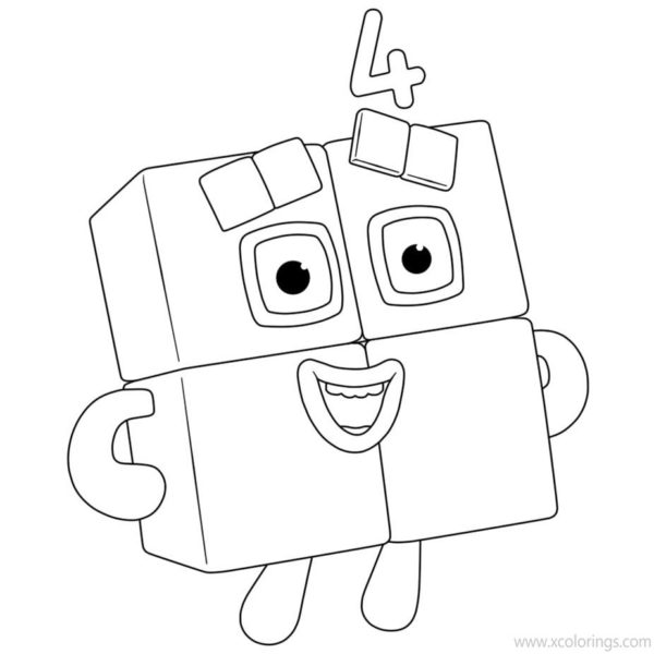 free printable six coloring pages numberblocks