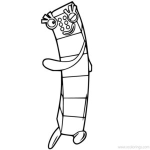 Numberblocks Coloring Pages 1 To 10 - Xcolorings.com