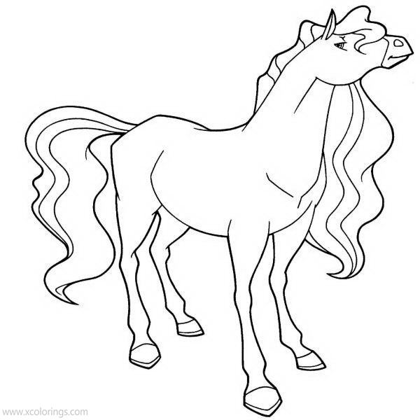 Pepper from Horseland Coloring Pages - XColorings.com