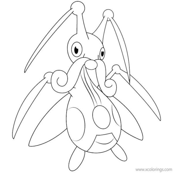 skarmory coloring page in pdf pokemon