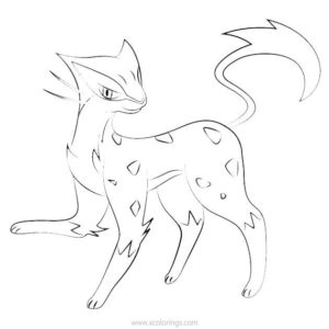 free printable poochyena coloring pages pokemon