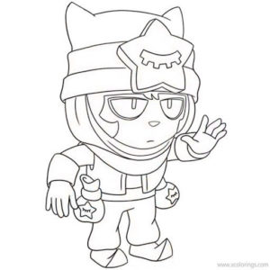 Sleepy Sandy Brawl Stars Coloring Pages - XColorings.com