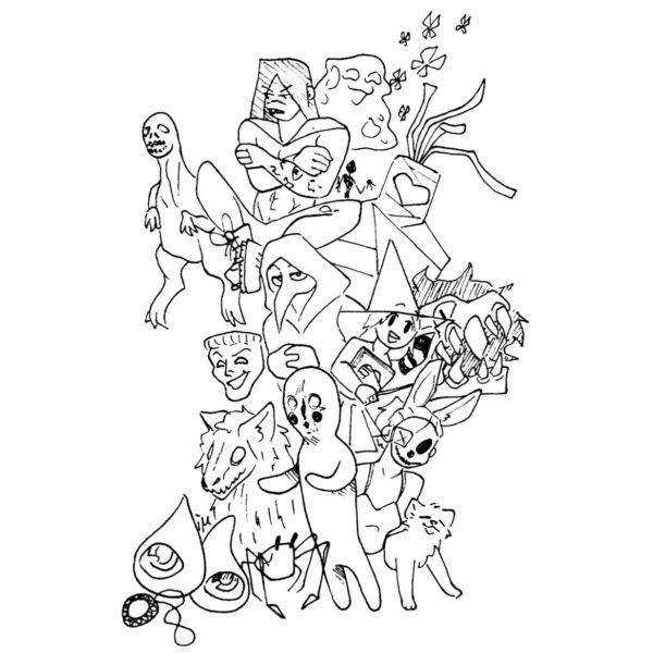 Scp-173 Coloring Pages Monsters - XColorings.com