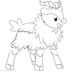 stoutland coloring pages for kids pokemon