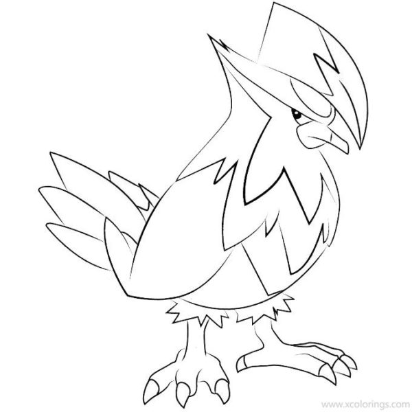 pawniard coloring page transparent png pokemon