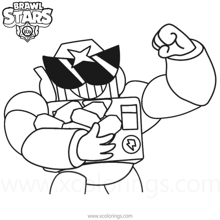 Brawl Stars Surge Coloring Pages Free Wallpapers Hd 