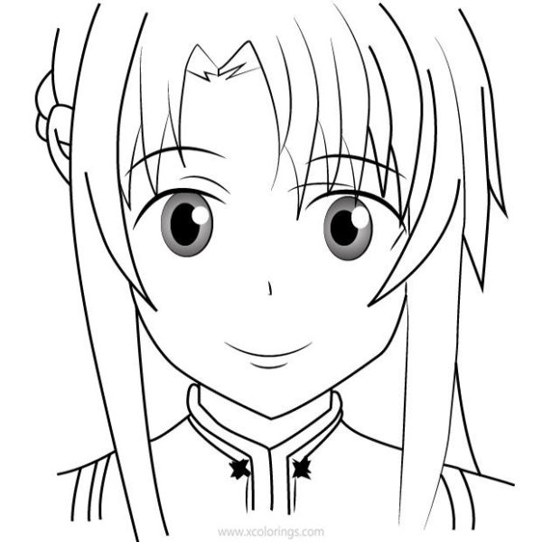 Sword Art Online Coloring Pages Kirito And Asuna Fan Fiction Xcolorings Com