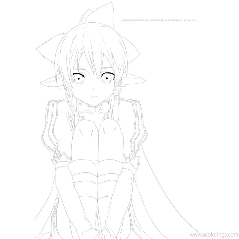 Sword Art Online Coloring Pages Lineart By Ivan Xcolorings The Best Porn Website