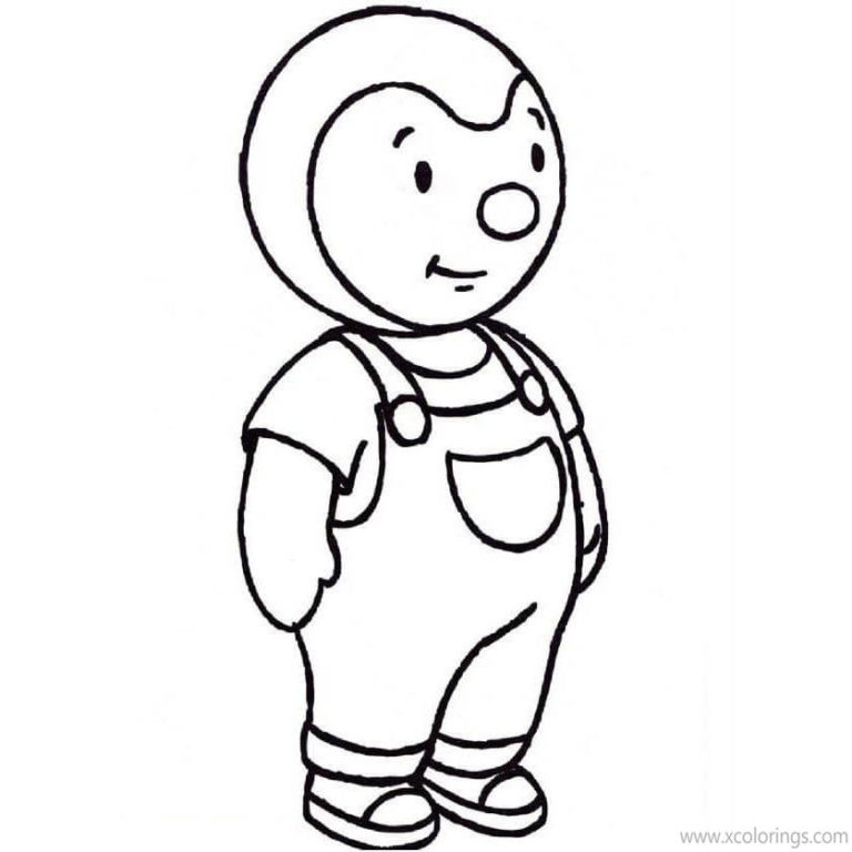 Tchoupi is Cooking Coloring Pages - XColorings.com