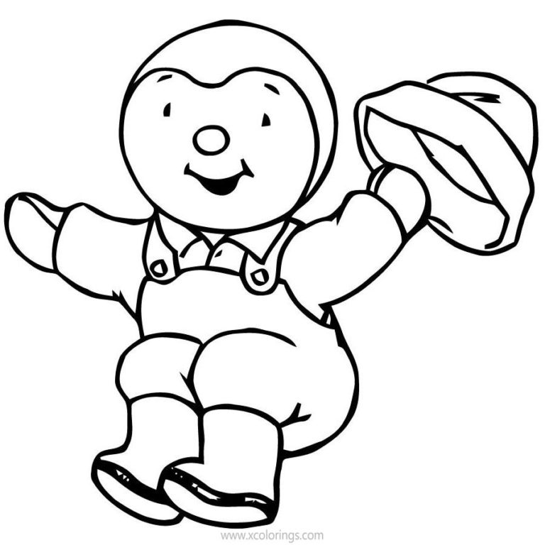 Winter Tchoupi Coloring Pages - XColorings.com