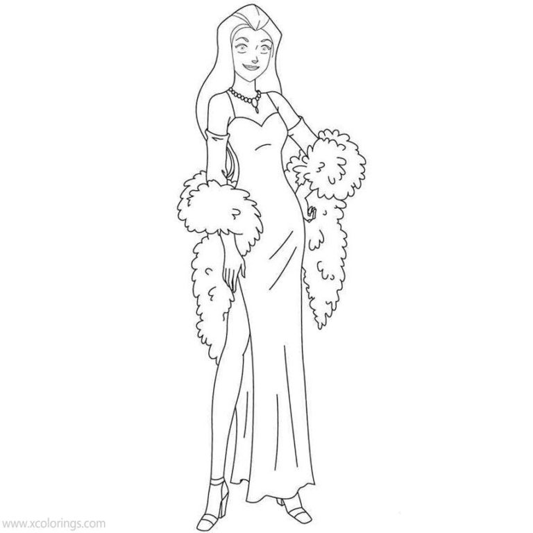 Totally Spies Coloring Pages Mandy - XColorings.com