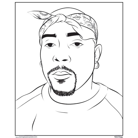 Tupac Coloring Pages 2pac Sketch - XColorings.com