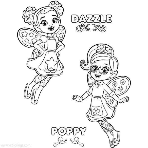 Butterbean's Cafe Coloring Pages Printable - XColorings.com