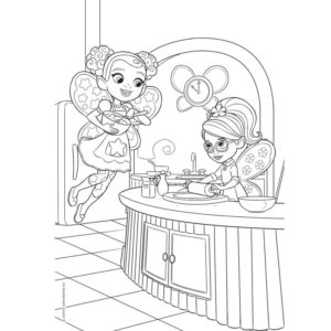 Butterbean's Cafe Coloring Pages Printable - XColorings.com