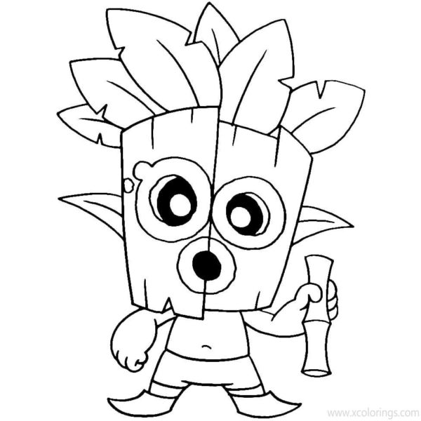 Ice Spirit Clash Royale Coloring Pages - XColorings.com