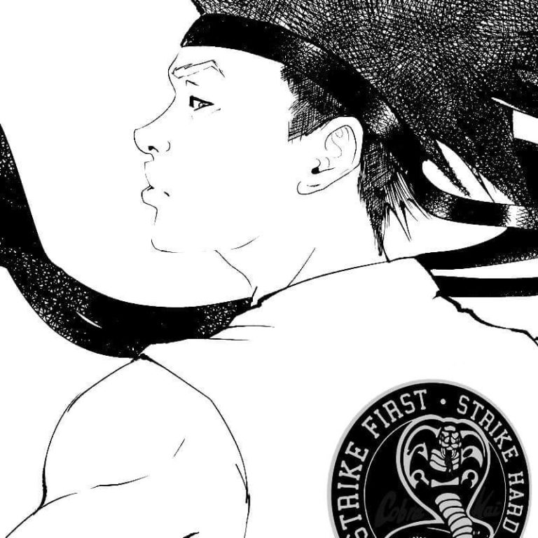 Cobra Kai Coloring Pages Miguel Diaz - XColorings.com