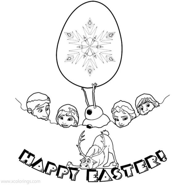 Disney Princess Easter Coloring Pages - XColorings.com