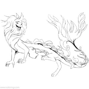 Raya And The Last Dragon Coloring Pages Sisu - XColorings.com