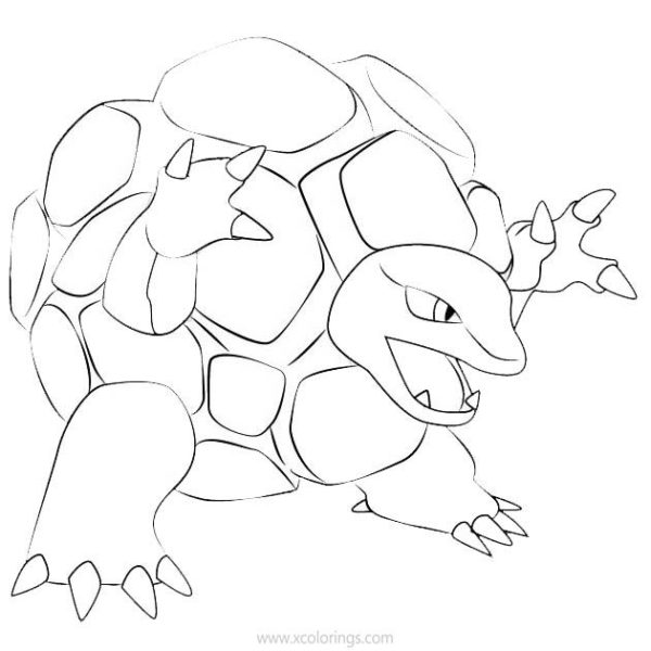 Golem Pokemon Coloring Pages