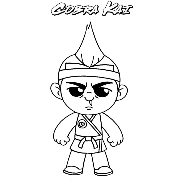 Cobra Kai Coloring Pages Characters - XColorings.com