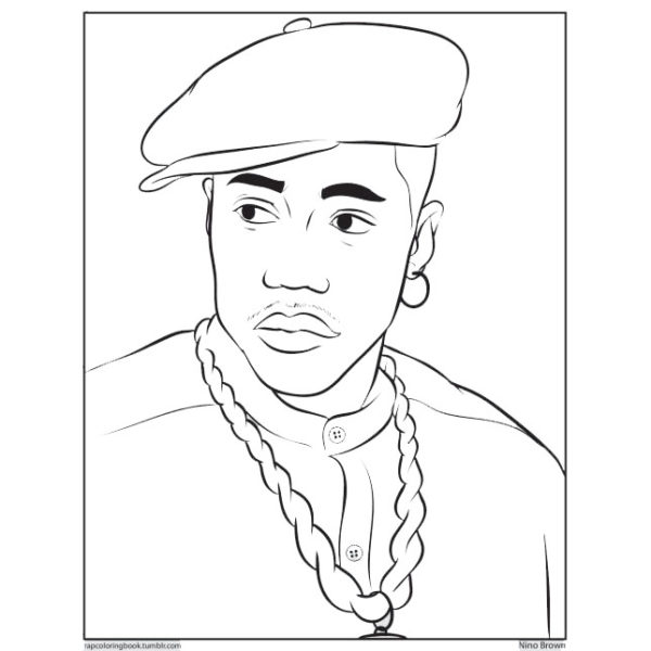 Tupac Coloring Pages Playing Bumper Cars - XColorings.com