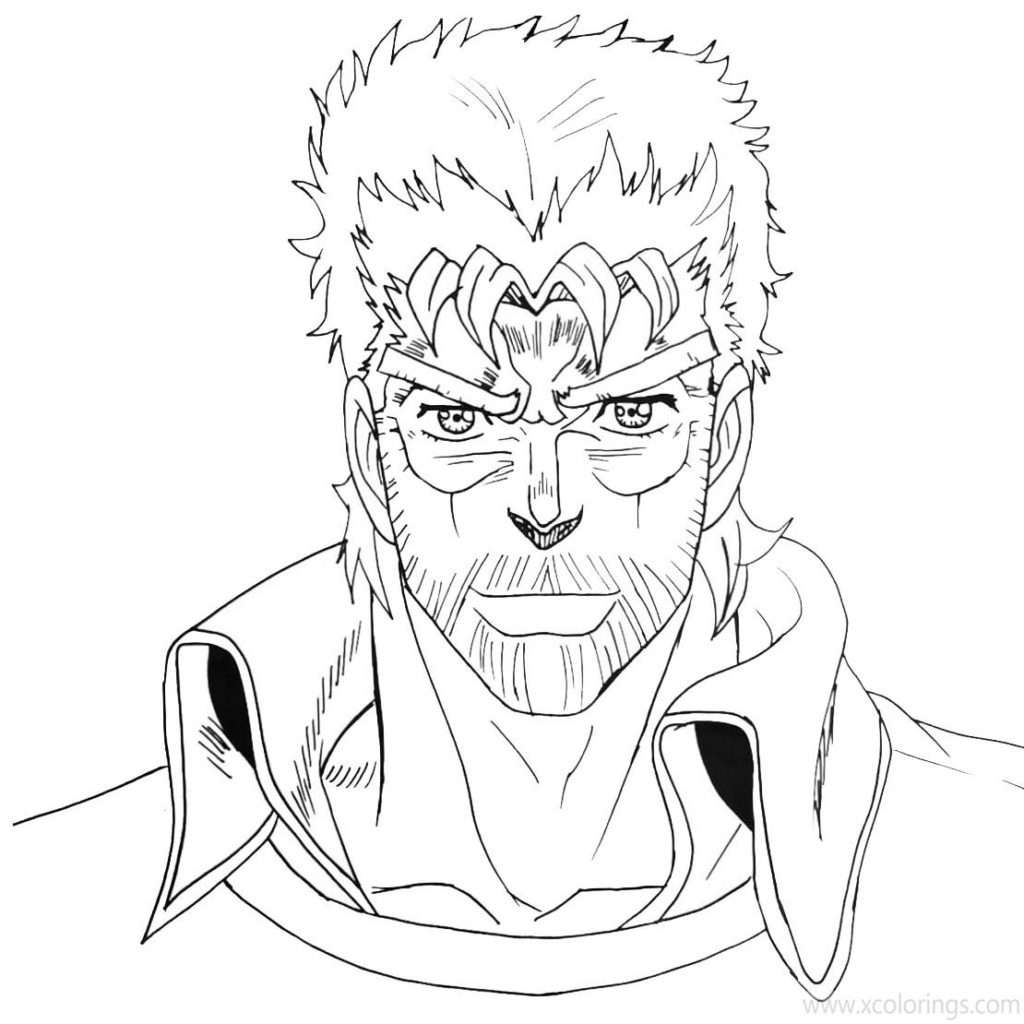 JoJo's Bizarre Adventure Coloring Pages Gold Experience - XColorings.com