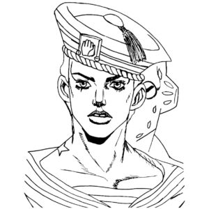 Jolyne from JoJo's Bizarre Adventure Coloring Pages - XColorings.com