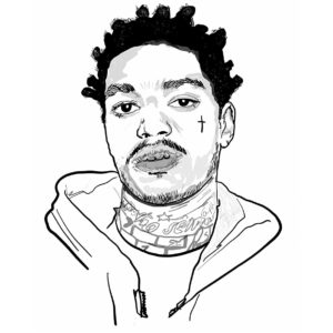 Kodak Black Coloring Pages by wehadnoidea - XColorings.com