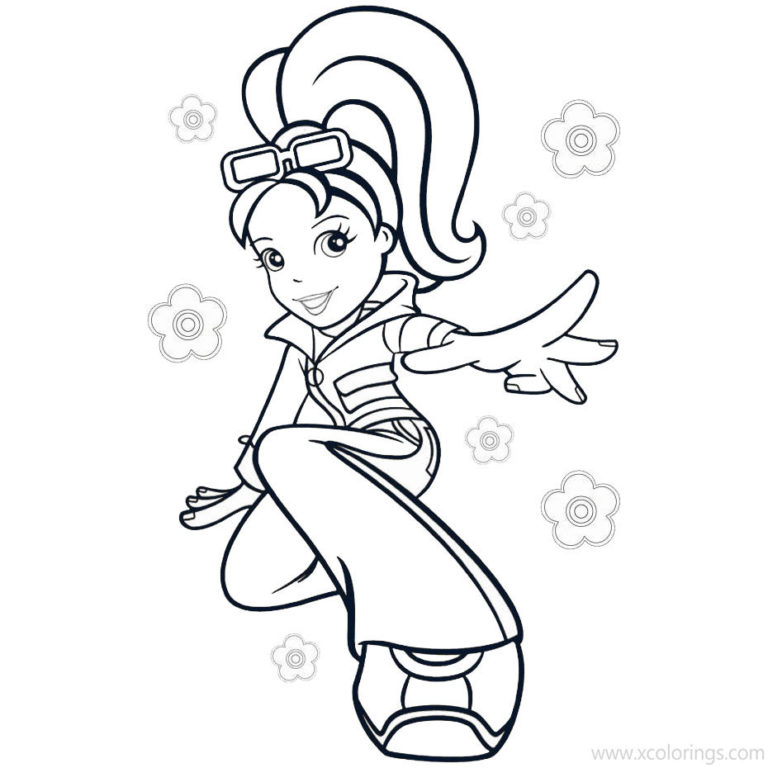 Polly Pocket Coloring Pages Characters - XColorings.com