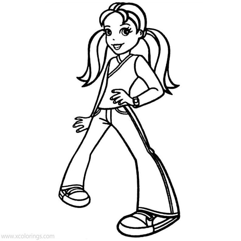 Polly Pocket Coloring Pages Characters - XColorings.com