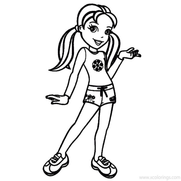 Polly Pocket Coloring Pages Characters - XColorings.com