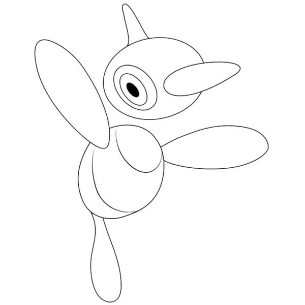 Pokemon Swinub Coloring Pages