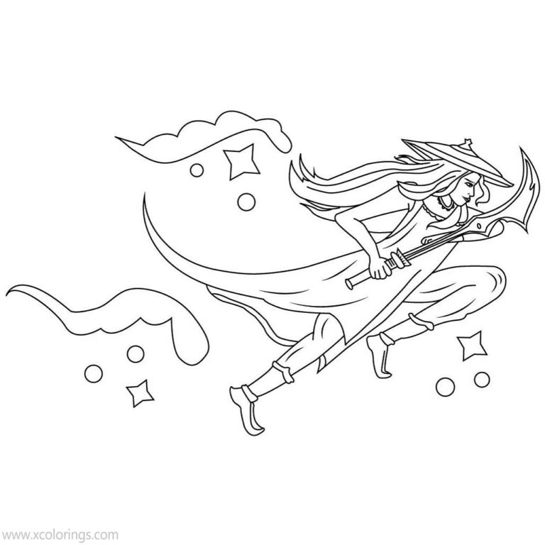 Raya And The Last Dragon Coloring Pages Sisu - XColorings.com