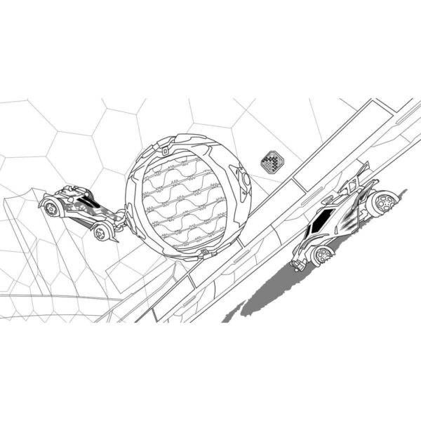 Rocket League Coloring Pages Octane the Racing Car - XColorings.com