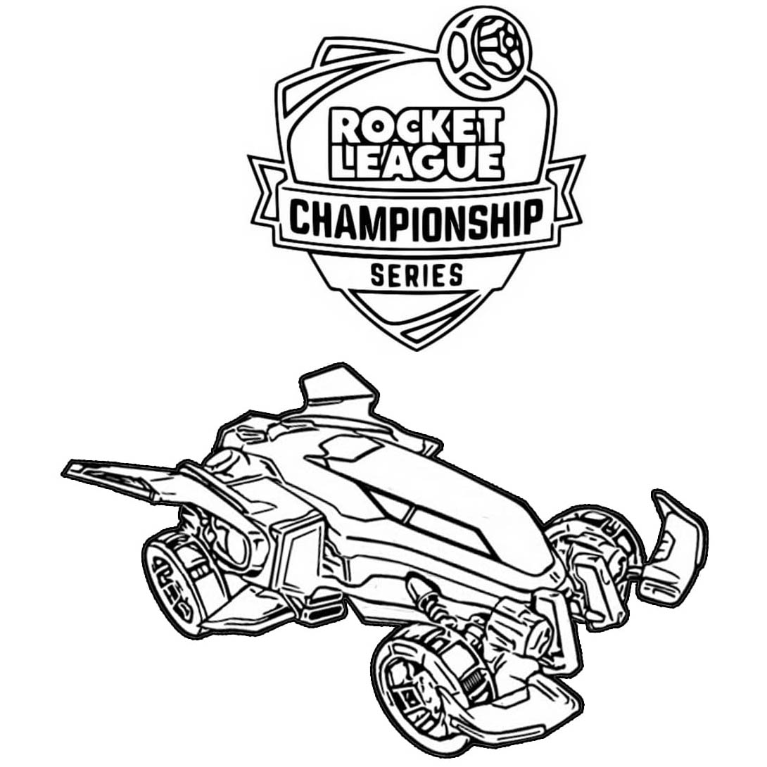 Rocket League Coloring Pages Vulcan Car XColorings