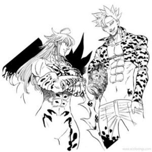 Meliodas from The Seven Deadly Sins Coloring Pages Nanatsu No Taizai ...