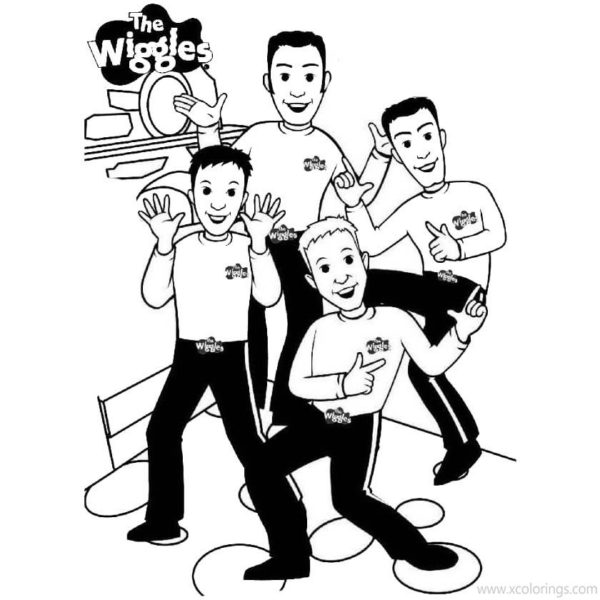 Wiggles Coloring Pages Drawing Emma Colouring Printable Kids Color ...