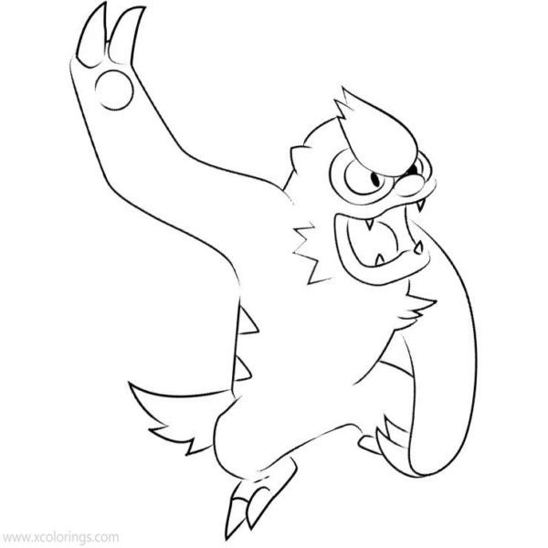 Phanpy Pokemon Coloring Pages - XColorings.com