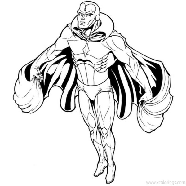 WandaVision Coloring Pages Fanart - XColorings.com