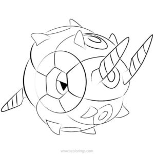 shellos coloring pages pokemon