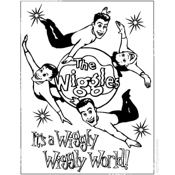 wags the dog coloring page hard the wiggles