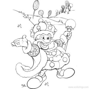 Candyland King Candy Page Coloring Pages