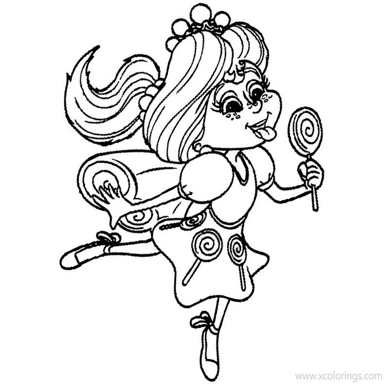 Candyland Princess Lolly Coloring Pages - XColorings.com