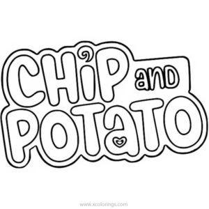 Chip and Potato Coloring Pages Characters - XColorings.com