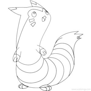 Deerling Pokemon Go Coloring Pages - XColorings.com