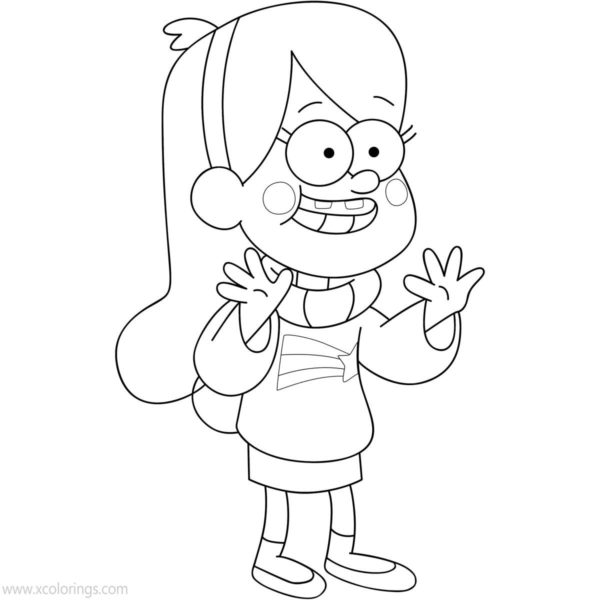 Printable Coloring Pages Gravity Falls Bill