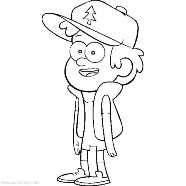 Gravity Falls Bill Cipher Coloring Pages - XColorings.com